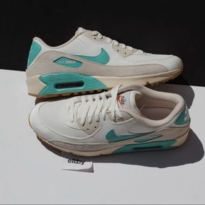 Nike air max 90 golf NRG sail washed teal men’s size 12 (No lid)